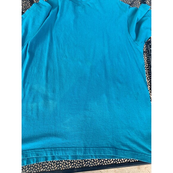 Vintage Y2K Southpole blue and white skull tee XL Live to Ride - Picture 7 of 7